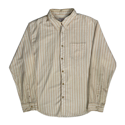 Levis Striped Shirt - XL White Cotton