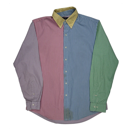 Ralph Lauren Striped Shirt - Large Multicoloured Cotton