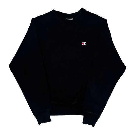 Reverse Weave Champion Sweatshirt - Small Black Cotton