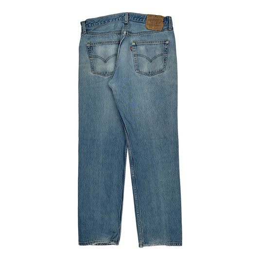 501 Levis Jeans - 32W 31L Light Wash Cotton