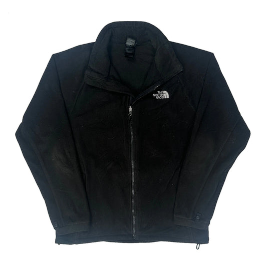 Vintage The North Face Fleece Jacket - Large Black Polyester
