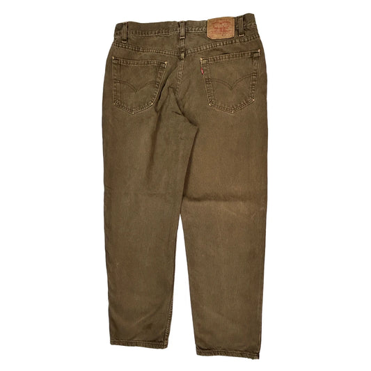 550 Levis Jeans - 34W 30L Khaki Cotton