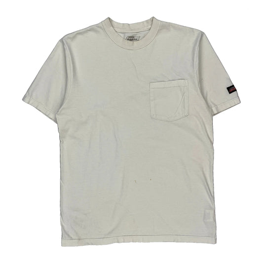 Dickies T-Shirt - Medium White Cotton