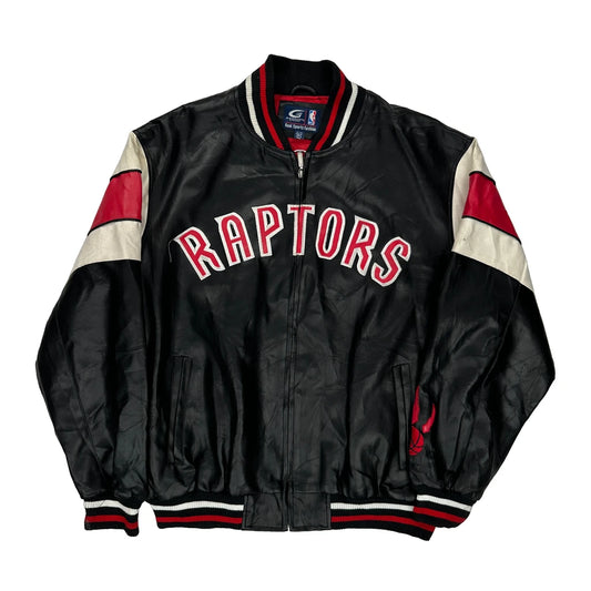 Raptors Nba Leather Jacket - XL Black Leather
