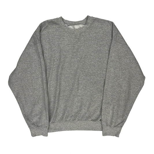 Unbranded Sweatshirt - 2XL Grey Cotton