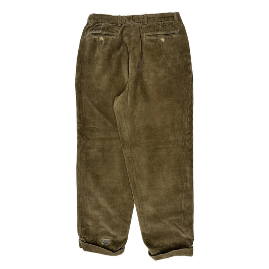 Vintage Unbranded Cord Trousers - 31″ Waist Brown Corduroy