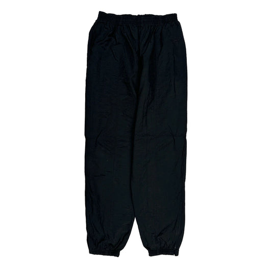 Vintage Reebok Joggers - Large Black Nylon