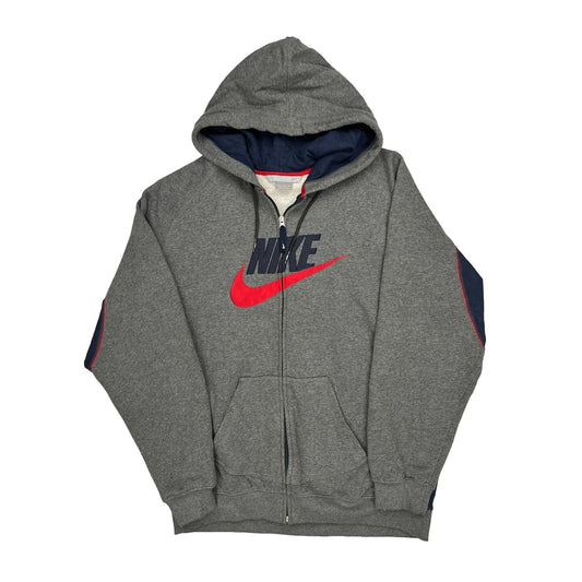 Nike Hoodie - 2XL Navy Cotton Blend