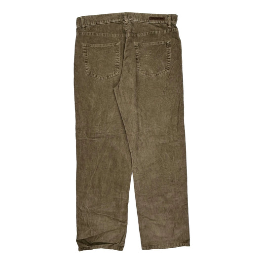 Vintage Calvin Klein Jeans Cord Trousers - 36W 33L Brown Corduroy