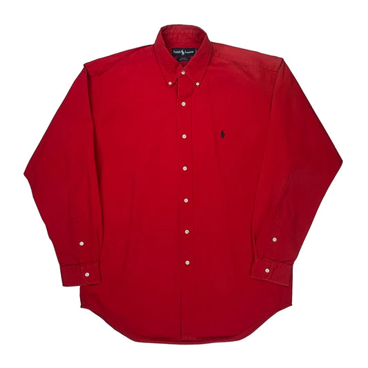 Blake Ralph Lauren Shirt - Medium Red Cotton