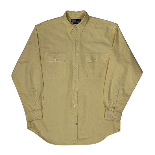 Polo By Ralph Lauren Shirt - Medium Beige Cotton