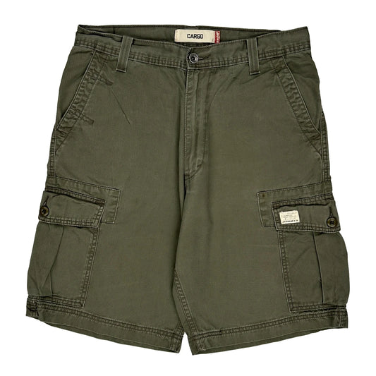 Levis Cargo Shorts - 35W 10L Green Cotton