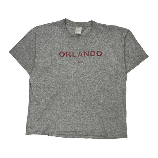 Vintage Orlando Nike T-Shirt - XL Grey Cotton
