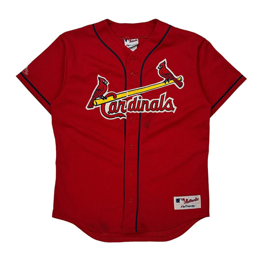Cardinals Majestic Mlb Jersey - Medium Red Polyester
