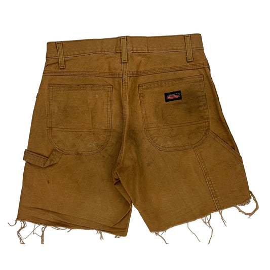 Dickies Carpenter Shorts - 32W 10L Brown Cotton