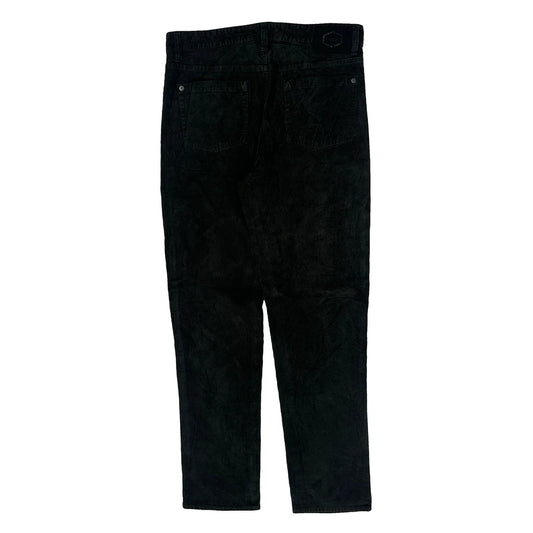 Vintage Rvca Cord Trousers - 31W 32L Black Corduroy