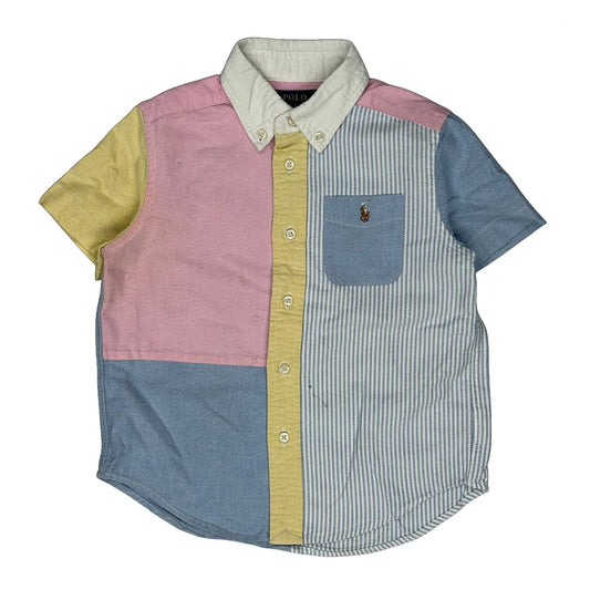 Age 3 Polo By Ralph Lauren Short Sleeve Shirt - XS Multicoloured Cotton