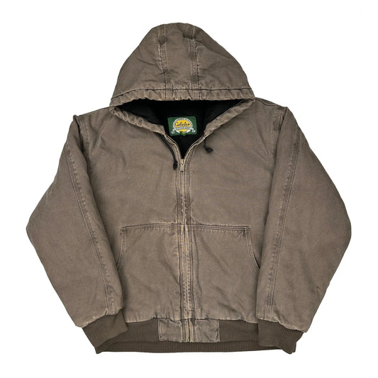 Cabelas Oversized Jacket - Large Brown Cotton