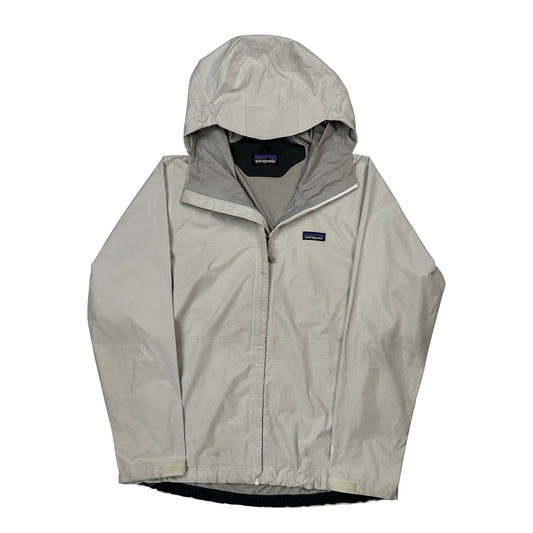 Patagonia Waterproof Jacket - Large Cream Polyester