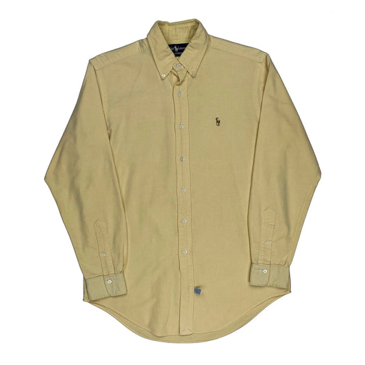 Ralph Lauren Shirt - Medium Yellow Cotton