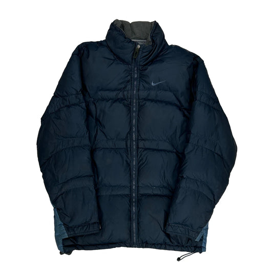 Y2K Nike Puffer - Medium Navy Polyester