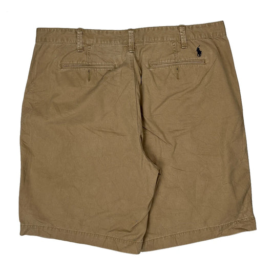 Vintage Polo By Ralph Lauren Chino Shorts - 38W 9L Beige Cotton