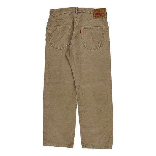569 Levis Jeans - 32W 30L Beige Cotton