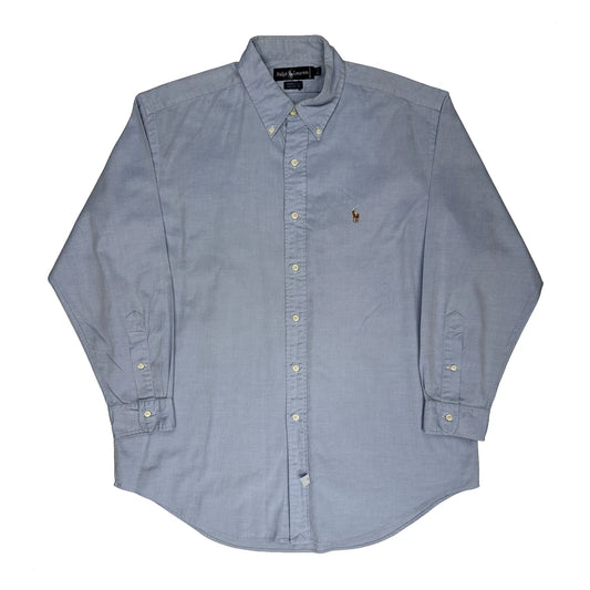 Yarmouth Ralph Lauren Shirt - Large Blue Cotton