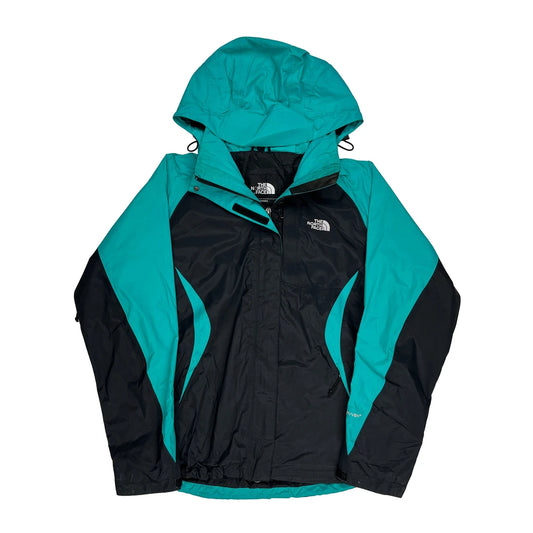 Vintage The North Face Waterproof Jacket - Large Black Nylon