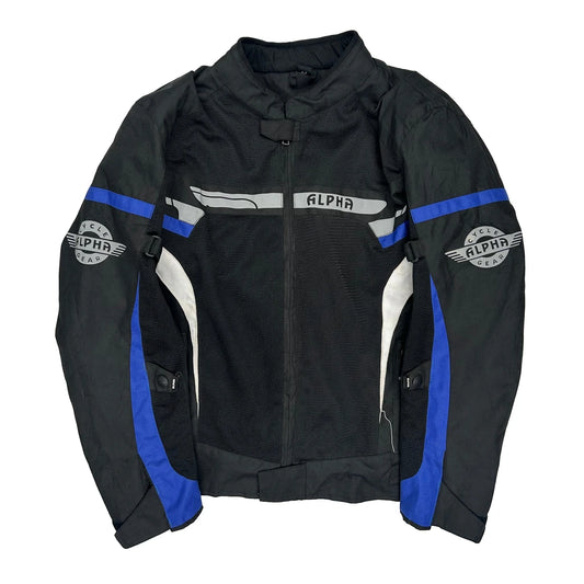 Motorcycle Gear Alpha Gear Motorcycle Jacket - Medium Black Polyester