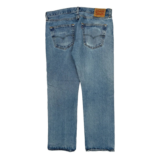 501 Levis Jeans - 36W 30L Blue Cotton