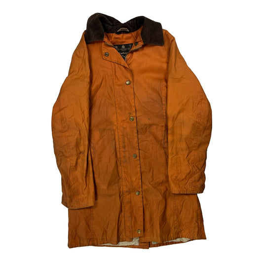 Barbour Wax Coat - Small Brown Cotton