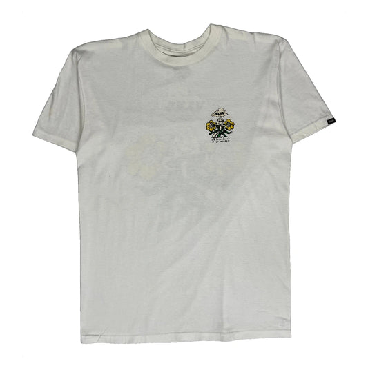 Vintage Vans Graphic T-Shirt - Medium White Cotton