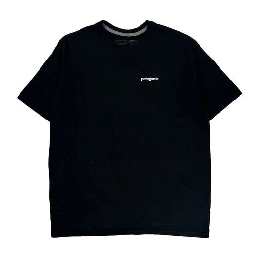 Patagonia Graphic T-Shirt - Large Black Cotton