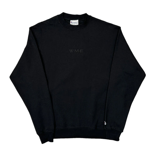 Champion Sweatshirt - Large Black Cotton