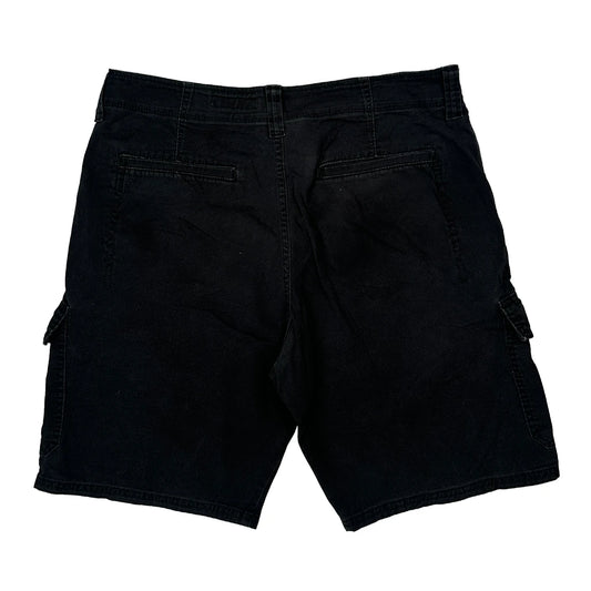 Wrangler Cargo Shorts - 33W 10L Black Cotton
