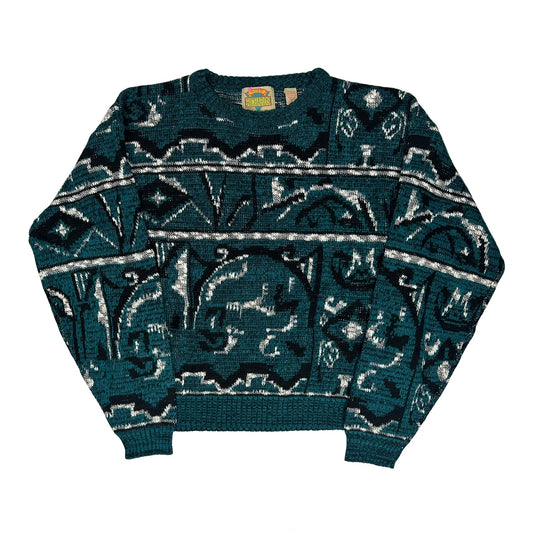 Richards Jumper - XL Green Acrylic
