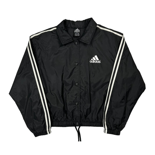 Adidas Windbreaker - Medium Black Nylon