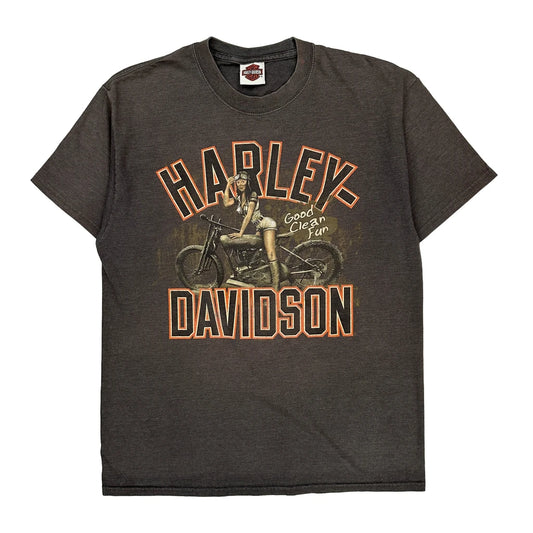 Reiman'S Harley-Davidson Harley Davidson Graphic T-Shirt - Large Grey Polyester