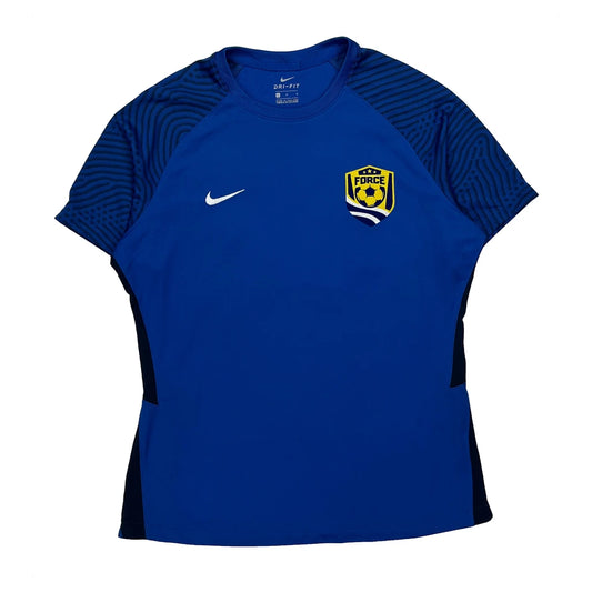 Vintage Force Nike Football Shirt - Large Blue Polyester
