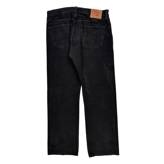 501 Levis Jeans - 34W 34L Black Cotton