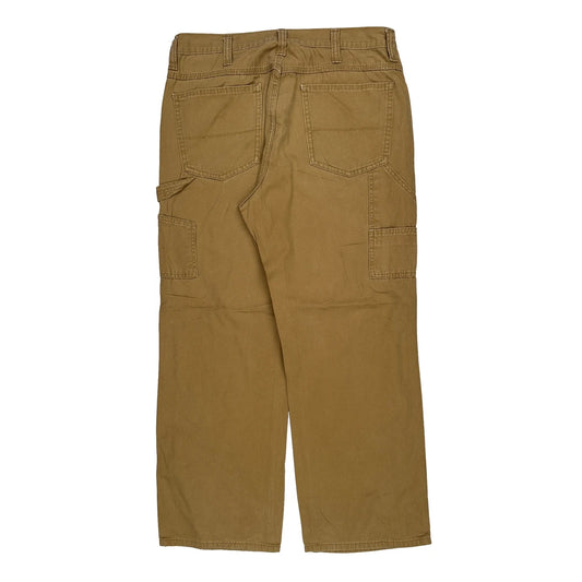 Faded Glory Carpenter Trousers - 34W 30L Brown Cotton
