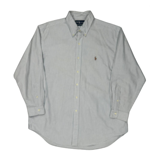 Yarmouth Ralph Lauren Striped Shirt - XL Blue Cotton