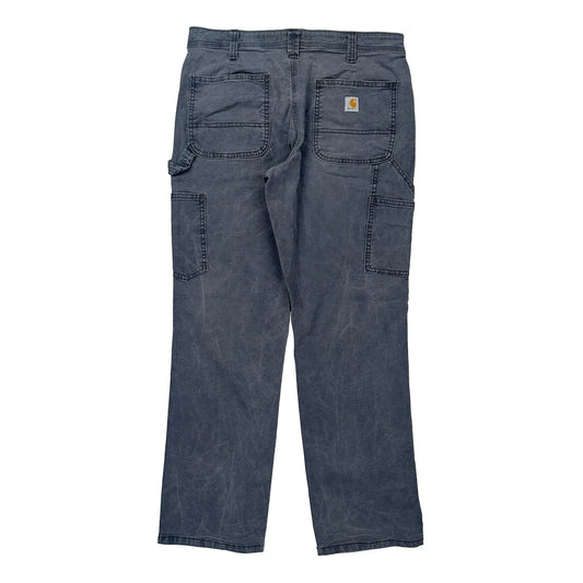 Carhartt Cargo Carpenter Trousers - 32W 32L Grey Cotton