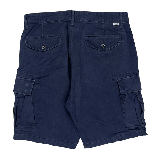 Levis Cargo Shorts - 34W 11L Navy Cotton