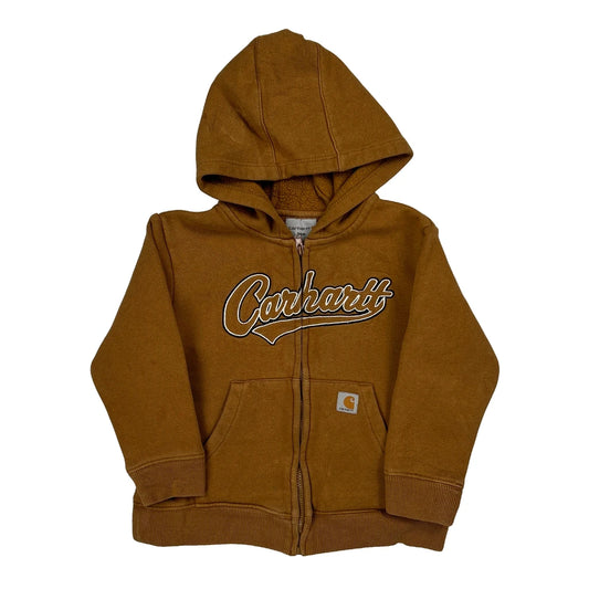Age 24 Months Carhartt Hoodie - 2XS Brown Cotton