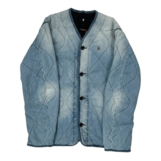 G-Star Denim Jacket - Large Light Wash Denim