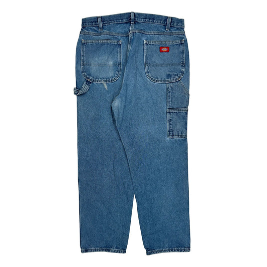Vintage Dickies Carpenter Jeans - 34W 30L Blue Denim
