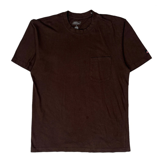 Dickies T-Shirt - Large Brown Cotton