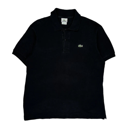 Lacoste Polo Shirt - Large Black Cotton